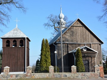 Zabytkowy kościół w Starej Rawie, <p>fot. H.Bałut</p>