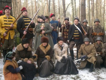 Rekonstrukcja historyczna w Joachimowie - Mogiłach, rok 2013., <p>fot. Stanisław Pytliński</p>
