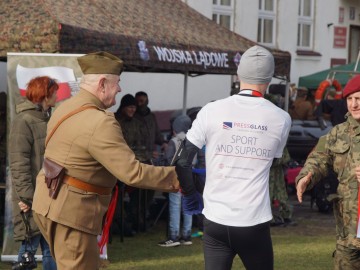 Tropem Wilczym bieg pamięci Żołnierzy Wyklętych w Dobromierzu na terenie PPK., 