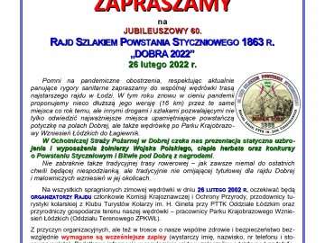 Zaproszenie na 60. Rajd 