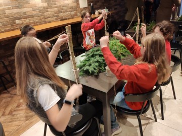 Warsztaty Bożonarodzeniowe w SP Burzenin 2025, 