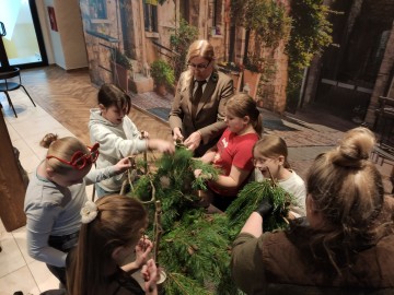 Warsztaty Bożonarodzeniowe w SP Burzenin 2025, 